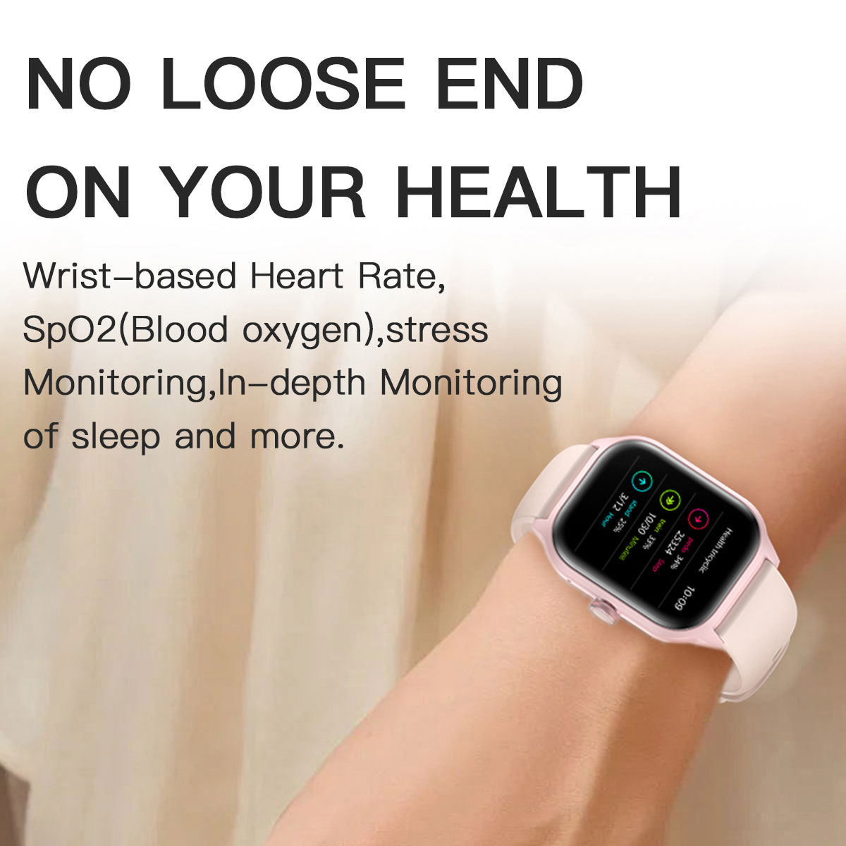 LT10 Smartwatch | 2.01" HD Color Screen, IP67 Waterproof, Fitness Tracker for Android & iOS