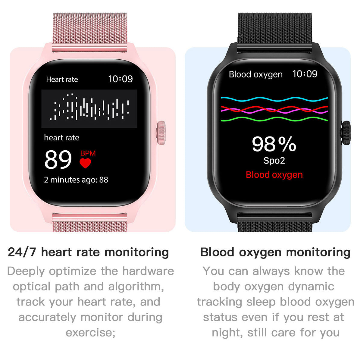 LT10 Smartwatch | 2.01" HD Color Screen, IP67 Waterproof, Fitness Tracker for Android & iOS