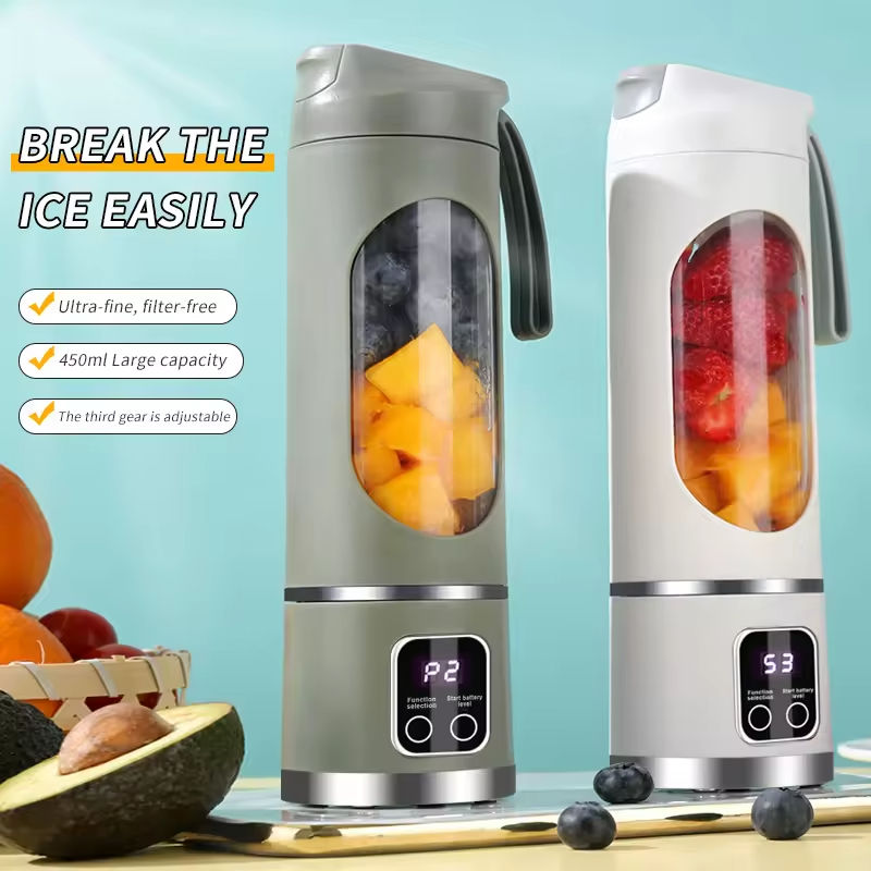 380ML Portable Electric Juicer – USB Rechargeable Mini Blender