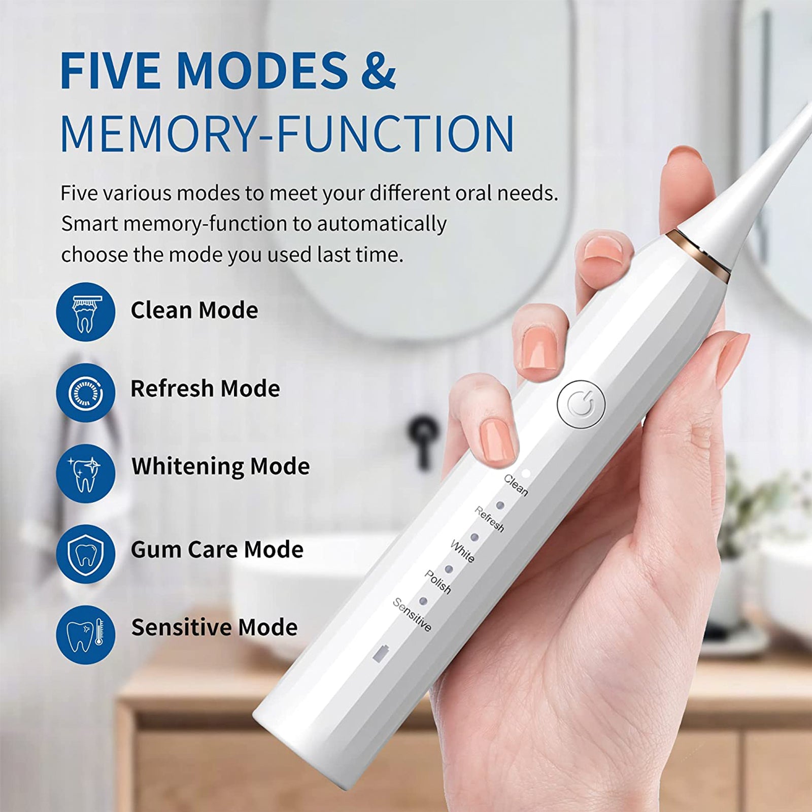 50% OFF Sonic Electric Toothbrush - Rechargeable & Waterproof